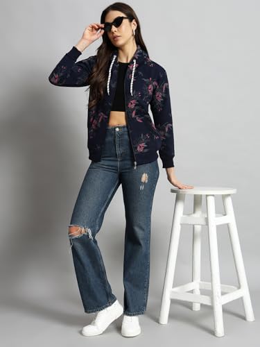 Image of eKools Women's Fleece Fullsleeves Jacket (Flee02)