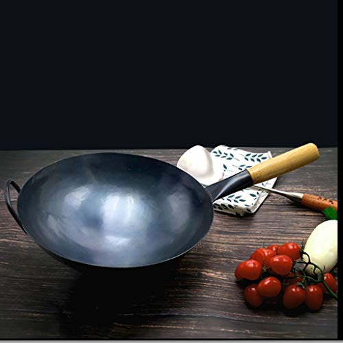 Wok Tradicional Forjado a Mano de Acero al Carbono miniatura 3