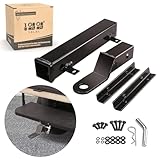 Golf Cart Trailer Hitch Deluxe Kit, Backseat Footrest with 2in Receiver High-Strength Universal Fit for Yamaha Club Car EZGO