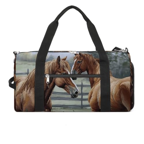 Sac de gym brodé d'animaux pour vos séances de sport et week-ends prolongés