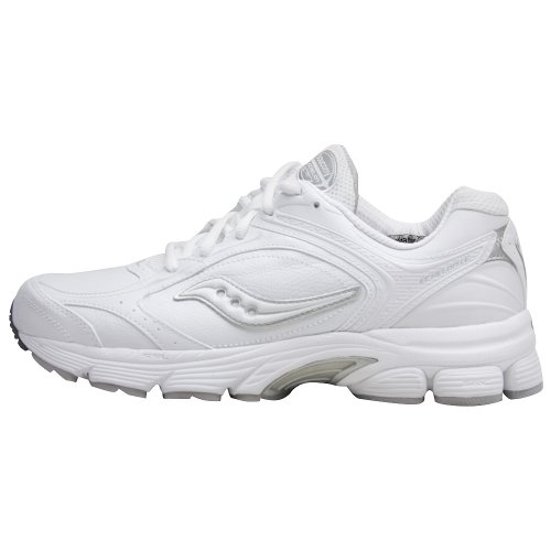Saucony Men's ProGrid Echelon LE Walking Shoe,White/Silver,10 W US