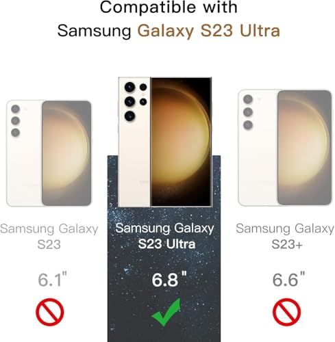 Image of VIZER Privacy Screen Protector for Samsung Galaxy S23 Ultra / Samsung Galaxy S22 Ultra (2 Pack) | Anti-Spy Privacy Film | Full Coverage Screen Guard | Fingerprint Unlock Compatible | HD Clarity | Bubble-Free | Scratch Resistant