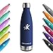 Produktbild KollyKolla Thermosflasche 500ml, Trinkflasche Edelstahl Kohlensaeure Geeignet, Thermoskanne BPA-frei, Isolierflasche Auslaufsicher, Wasserflasche Edelstahl für Fitness, Schule, Outdoor, Sport, Gym
