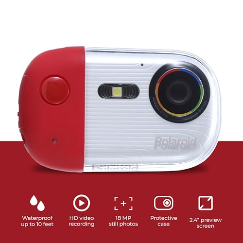 image for Sakar Polaroid Underwater Camera 18mp 4K UHD, Polaroid Waterproof Came