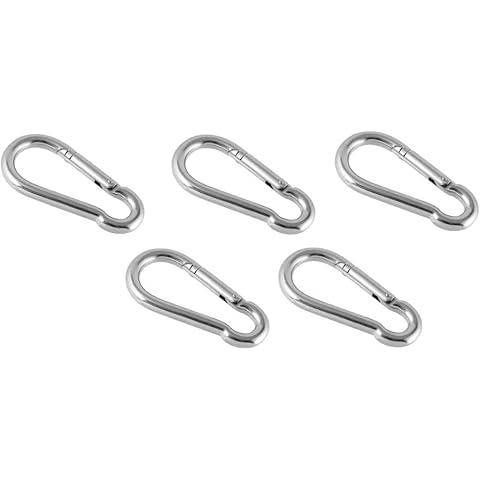 KingChain 3-1/8" Galvanized Security Snaps - 5 Pack Cover