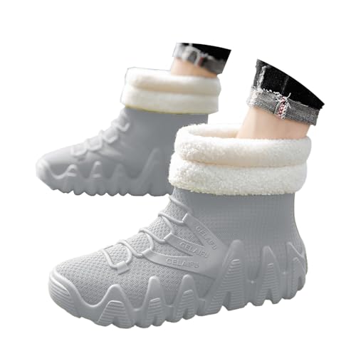Bottes de neige pour homme isolées avec semelle épaisse pour la randonnée