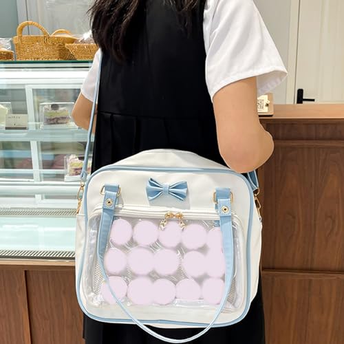 Generic Messenger Bag JK Uniform Handbag Crossbody Bag Shoulder Bag for Teen Girl Casual Tote Fashion School Book Bag, C, 11.02x2.76x11.02in4