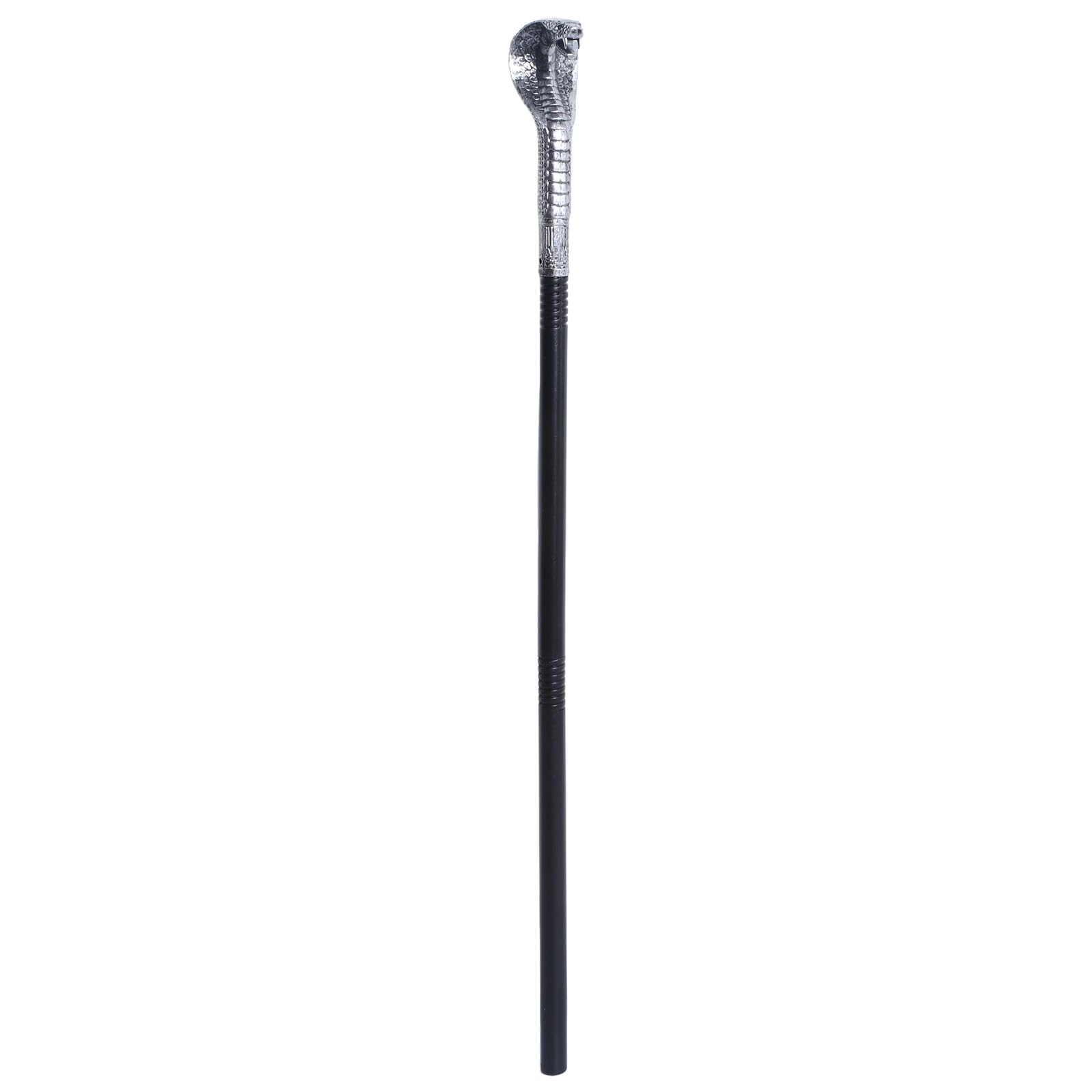 Bottone Snake Cobras Cane Egyptian Staff Scepter King Halloween Party Cosplay Costume Walking Egyptian Staff or