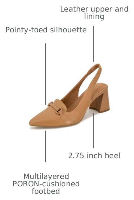 Image of Gentle Souls by Kenneth Cole Women's Dionne Sling | Office Shoes