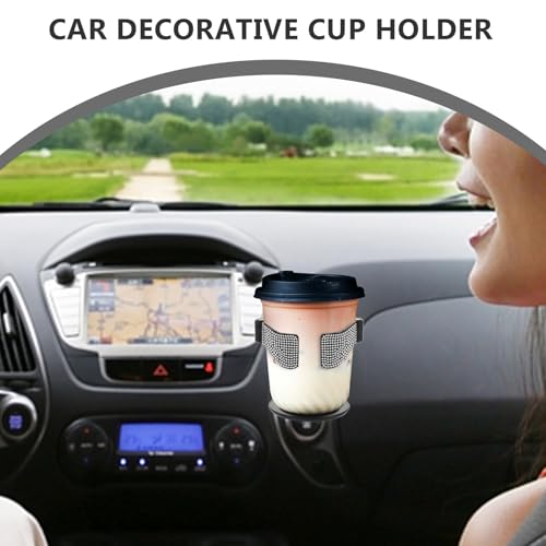 Portavasos para carro NUOBESTY con brillo de pedrería miniatura 3