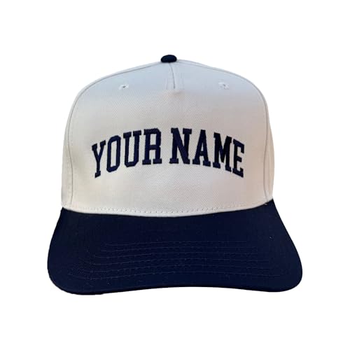 Gorra personalizada ajustable de béisbol con texto bordado miniatura 1