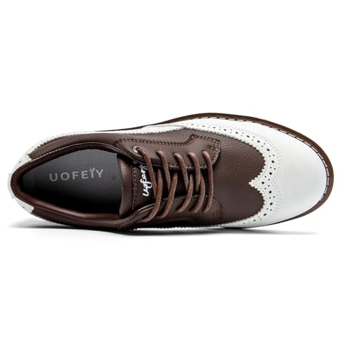 Image of UOFEIY Men's Spikeless Golf Shoes, Lightweight Sneakers