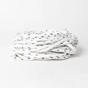 Rope 6 MM Nylon Clothing Line String, Rope for Clothes Drying, Braided Twisted Cord Twine Rope String, Multi Ferrous Outdoor Clothes Drying Wire,Travel- Friendly Rope for Cloth (Length - 20 Metre) Multicolor