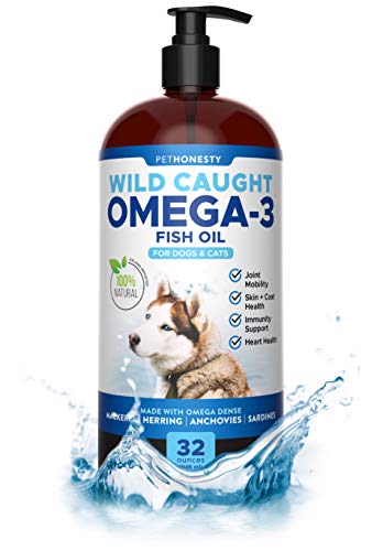 PetHonesty 100% Natural Omega-3 Fish Oil for Dogs from Iceland - Omega-3