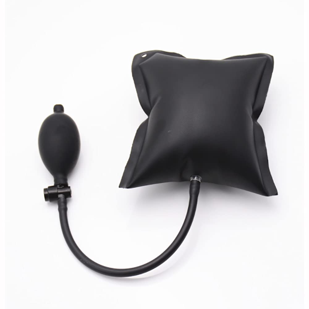 Bomba de cuña de aire, paquete de alineación de cuña de aire inflable TPU para puerta de coche abridor de puerta para puertas ventanas herramienta de instalación negro 15 x 16 cm