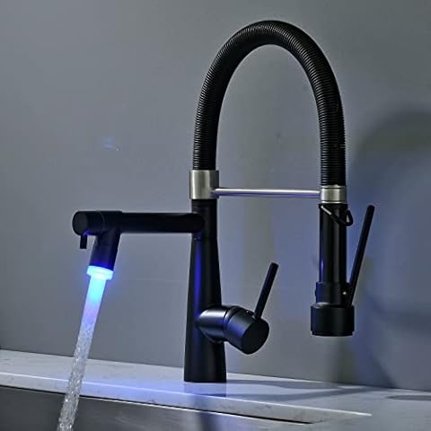 TIMACO Black LED kitchen tap Cover