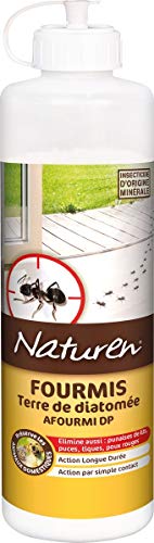 NATUREN NDIAT100N - Terre de Diatomée Anti-Fourmis 100 g - Action Longues durée - Elimine Fourmis, cafards, punaises de lit et poux - Préventif, curatif et sans Odeur - Insecticide d'origine minérale