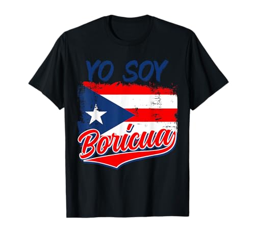 Boricua Puerto Rico Pride Taino Drapeau portoricain T-Shirt