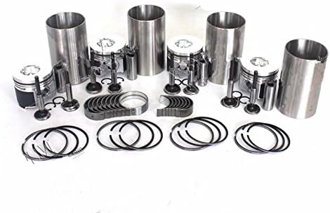 GOWE engine parts For kubota engine parts V2203 V2403 piston 1G924-2111 liner kit with bearing valve guide seat