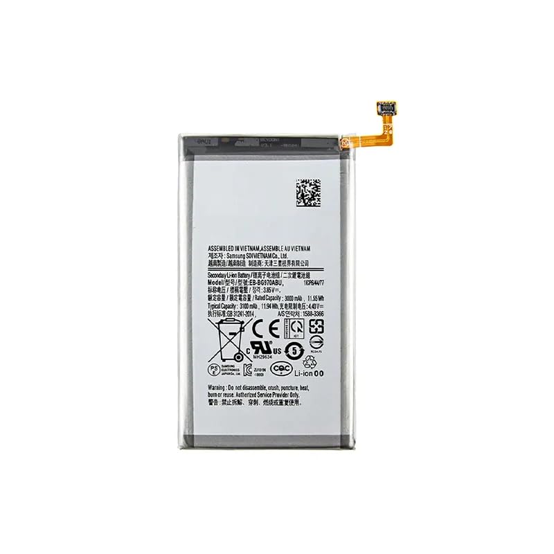 Batería Compatible con Samsung Galaxy S10e ⋆ EB-BG970ABU ⋆ Capacidad 3100 mAh Alta duración Rendimiento fiable