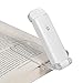 DEWENWILS Book Light Rechargeable, Amber Reading Lights for Books in Bed, Blue Light Blocking, 4 Brightness Adjustable for Eye Care, Clip on LED Book Light for Kids, Bookworms, Warm White