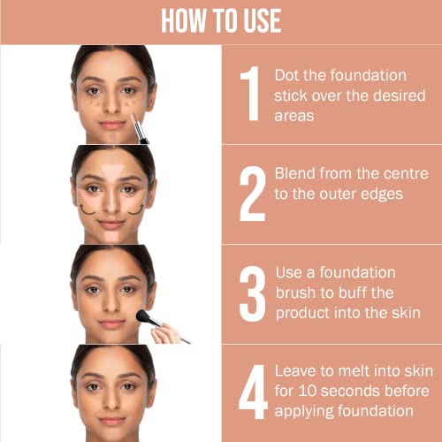 Image of NY Bae Almond Oil Infused Foundation, Concealer, Contour, Color Corrector Stick - Runway Range - Backstage Glitz in Orange 18