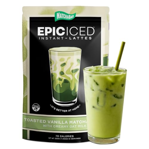 Matchabar Epic Iced Instant Latte Powder | Toasted...