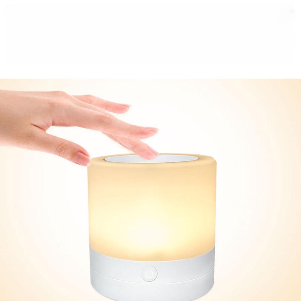 Flowhale Night Light Rechargeble LEDs Table Bedside Nursing Lamp 7 Colors Light Adjustable