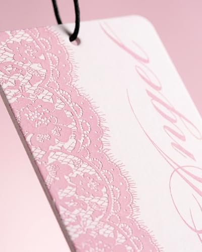 Image of Car Air Freshener Cute Pink Lace Bow Coquette Girly 5pcs Automotive Accessories Car Interior Hanging Scents Mirror Decor for Women Teen Girls