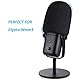 YOUSHARES Mikrofone Pop Filter Windschutz Popschutz Reduziert Geräusche Kompatibel mit Elgato Wave 3 Microphone
