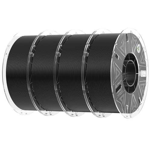 Image of Creality Hyper PLA Filament 1.75mm Black 4KG, RFID 3D Printer Filament for High Speed 30-600mm /s, PLA Filament Support CFS, Fits for K2 Plus and Most 3D Printers 1kg(2.2lbs) /Spool