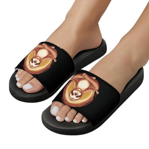 Sloth Energy Saving Mode Slippers for Men Wormen Shower Bathroom Slipper Indoor Beach Non Slip Sandal 5