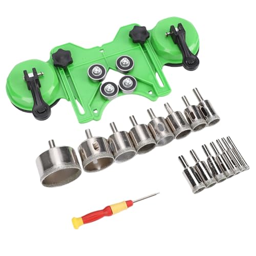Kit de sierras de corona con guía de succión para taladro