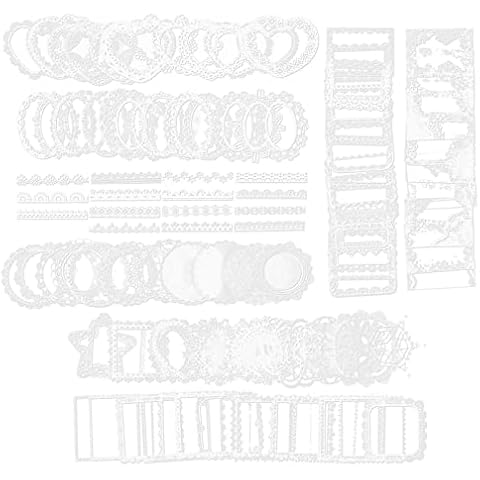 Create Idea 240PCS Lace Stickers Set Cover