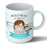 El pedido incluye: 1 x Taza informática embalada en una caja de transporte de cartón asegurando que llegue en perfecto estado.