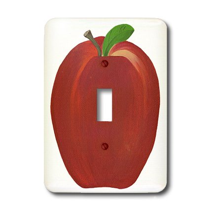 Pomme rouge interrupteur à bascule unique à haute brillance durable - 3