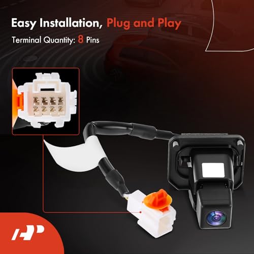 Image of A-Premium Rear View Backup Camera Compatible with Honda | Parking Camera for 2014 2015 2016 CR-V CRV - Replace# 39530T0AA11