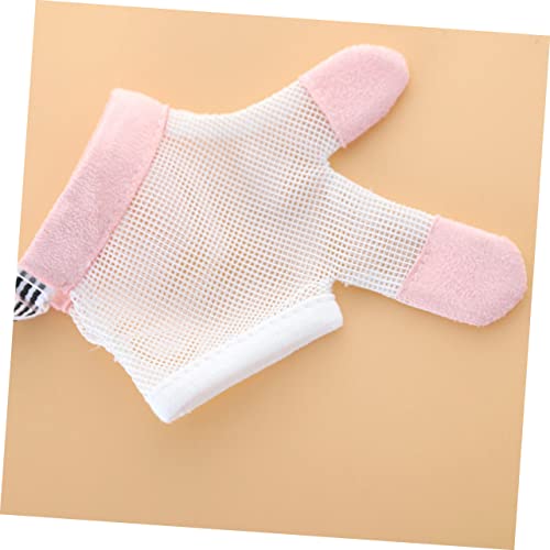 Newborn Must-Haves Hand Correction Device Thumb Sucking Guard Soft Mesh Gloves for Boys and Girls2