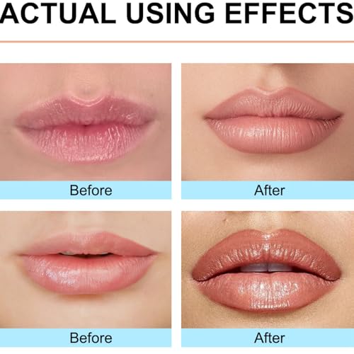 3PCS Nude Matte Lipstick Set,Matte Liquid Lipstick,Pink Lip Gloss Set,Long Lasting Non Stick Cup Liquid Lipsticks,Waterproof Nude Lip Gloss,Moisturizing Lip Liner Set,Smooth Pink Lip Liner for Women - Image 4