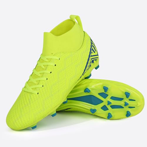 brooman Men Firm Ground Soccer Cleats Big Kids Youth Outdoor Football Shoes4