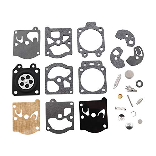MCHNIC Kit de réparation de carburateur pour carburateur Walbro WA & WT 24 pièces membranes, ressorts, joints, filtres, valves, etc