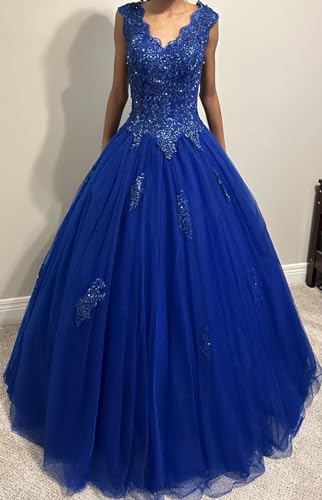 Image of QXMYOO Ball Gown Quinceanera Dresses Sweet 16 Prom Party Princess Dress for Teens