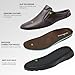 Men's Orthopedic Leather Dress Walking Shoes: Plantar Fasciitis Fashion Oxfords with Arch Support for Flat Feet, Comfortable Heel Foot Pain Relief Colgs for Meeting, Wedding Coffee Size 12