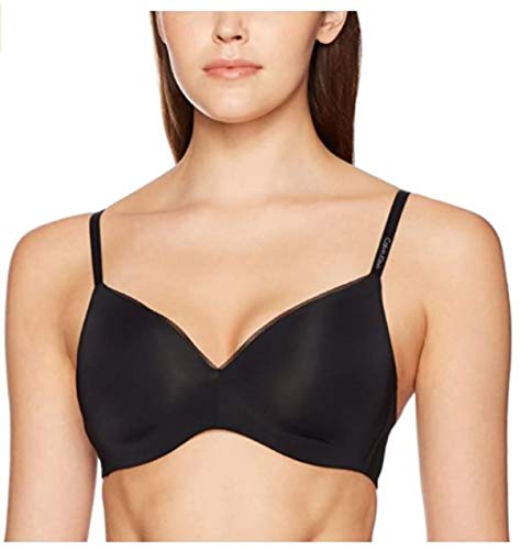Calvin Klein Lightly Lined Wirefree Bra BlackNude2