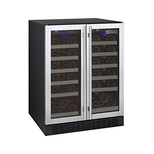 Allavino FlexCount VSWR36-2SSFN - 36 Bottle Dual Zone Wine Refrigerator with...