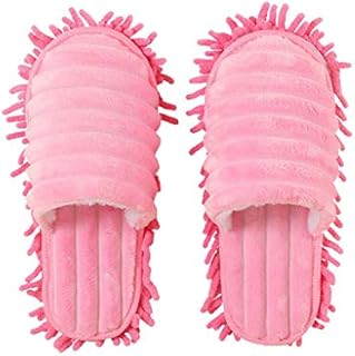 Lazy Mop Slippers Walking Cleaning Dust Warm Polishing Floor 1 Paircleaning House Mop Slippers Multifultional Floor Cleaning Shoes Popular and Practical Convenient and Practical