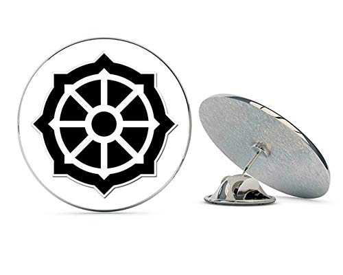 Wheel of Dharma Buddhist Metal 0.75