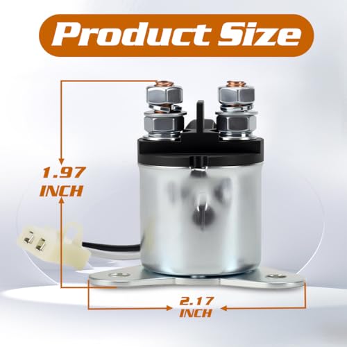 Starter Motor 2Wire Solenoid compatible with All Power 7500W Gentron 10000W 12000 Generator replacement for APGG10000 APGG7500 Portable Gasoline Generator lawn mower Water Pump 12V/24V Universal Fit miniatura 5