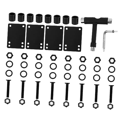 BIUDECO Hard Skateboard Bushings Skate Tool Accessories Compact Skateboard Repair Kit