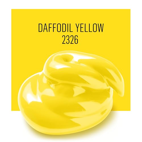 Image of FolkArt Acrylic Paint, 8oz, Daffodil Yellow
